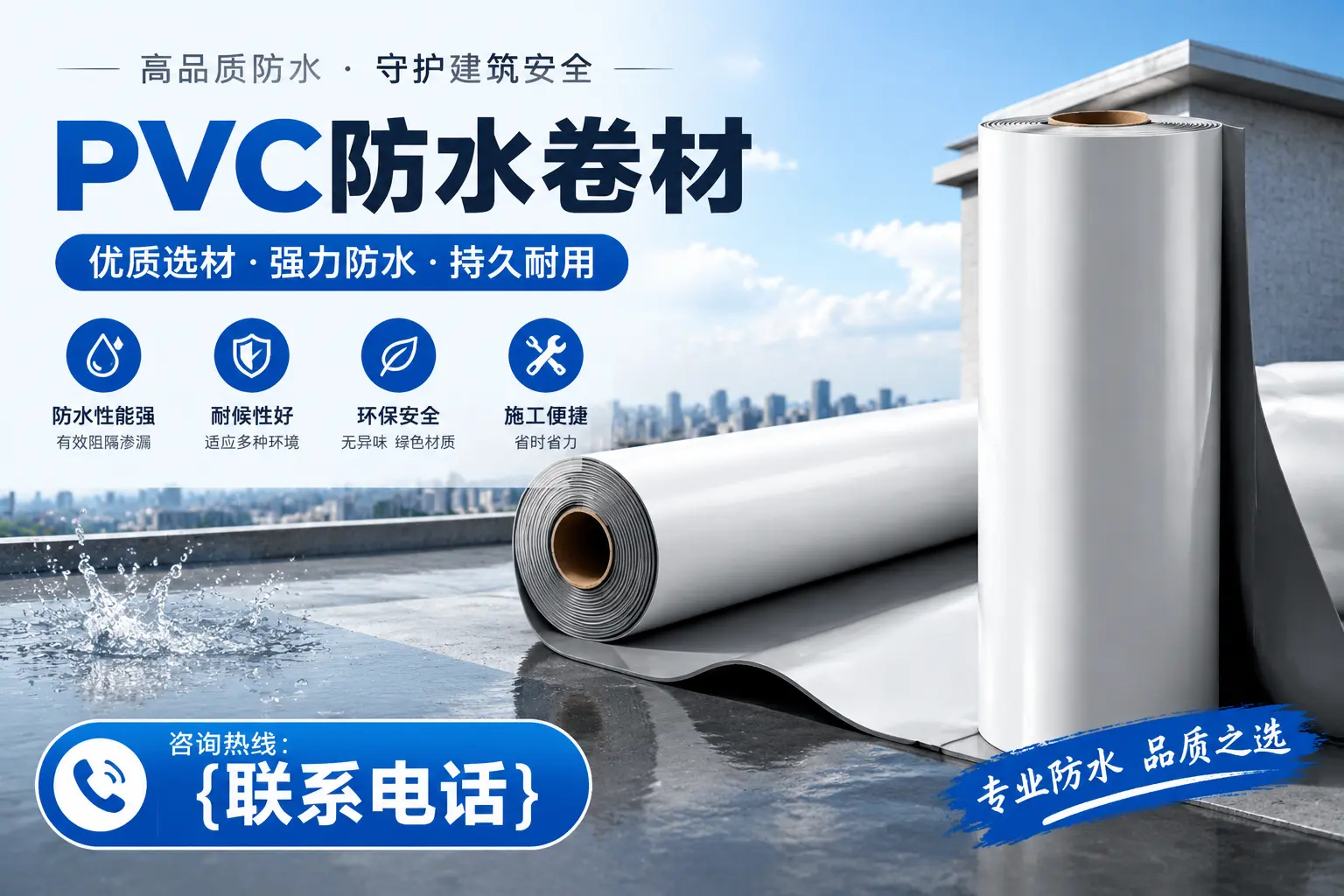 PVC防水卷材的选购技巧与注意事项,助您在西宁找到合适产品